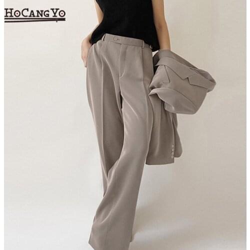 HOCANGYO Women's Wide Trousers