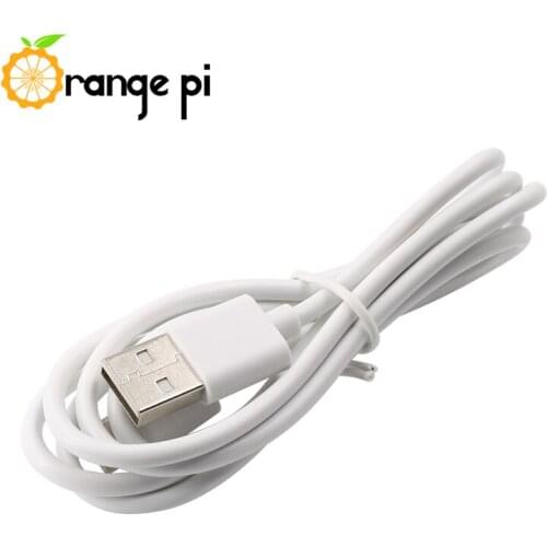 Orange Pi USB turn Type-C 2.0 Power Cable 120MM Wire with White Color Suitable for Orange Pi 4/4B Boards