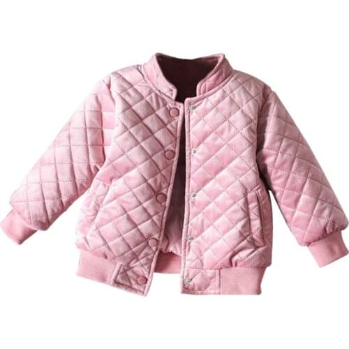 Kids girls coat Winter Fall Cashmere Wear for girls Teens autumn jacket warm Sport outerwear Children Baseball Casual 3T Clothes