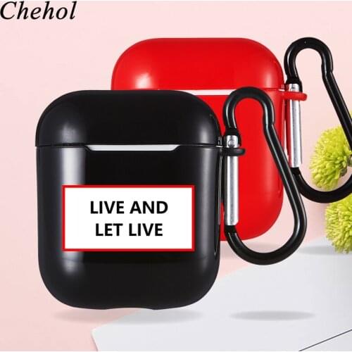 Fashion Headphone Headset Protective Case for Apple Airpods Pro 1 2 Funny Letter Bluetooth Wireless Earphones Silm Cases Covers