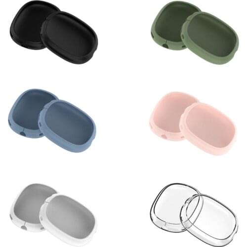 Soft Silicone Cover Earphone Protector Sleeve Case Protective Shell For Airpods max Headphones Headset Accessories