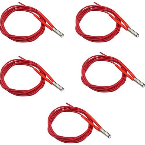 24V 40W Heater Cartridge 620 Ceramic Hot End For 3D Printer Prusa Mendel (Pack Of 5Pcs)