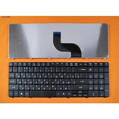 New Replacement Laptop Keyboard for ACER AS5741G BLACK Compatible with 5810t Russian Layout