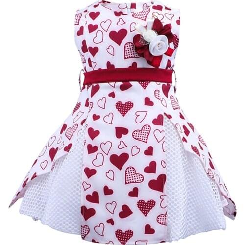 Girls Dress Sleeveless Flower Clothing Dress 2018 Summer Princess Wedding Party Dresses Kids Clothes