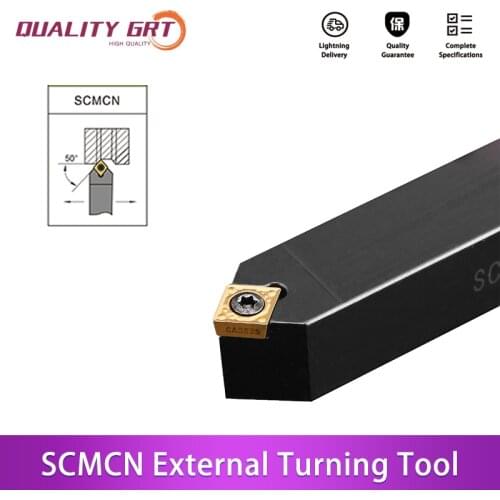 Q.Grt SCMCN0808H06 SCMCN1010H06 SCMCN1212H06 External Turning Tool Holder CCMT Carbide Inserts SCMCN-100 Lathe Cutting Tools