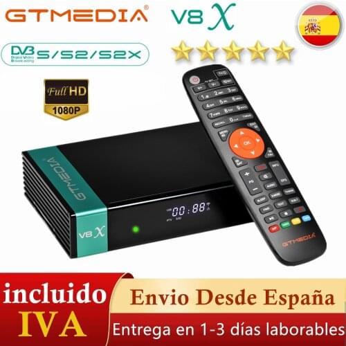 DVB-S2 Gtmedia V8X satellite receiver Full HD 1080P h.265 GT Media V8 Nova Built in wifi GTmedia Satellite Decoder
