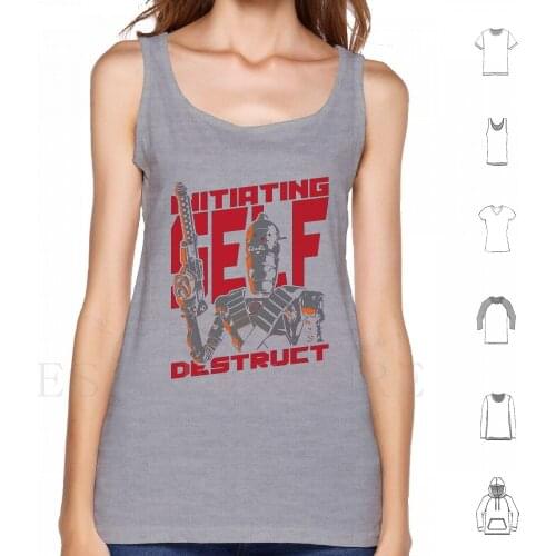 Self Destructive Tank Tops Vest Sleeveless Ig 11 Droid Bounty Hunter Self Destruct Sci Fi Taika Waititi Robot