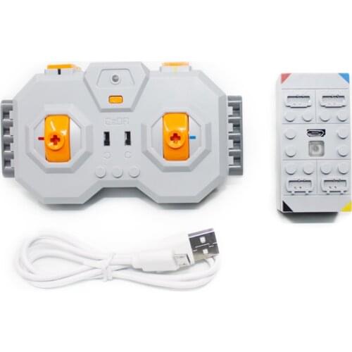 Cada Moc Within Lithium Battery 4 Channel 2.4G Remote Control RC USB Charge 8878 8880 8881 Building Block Fit For logoes Technic