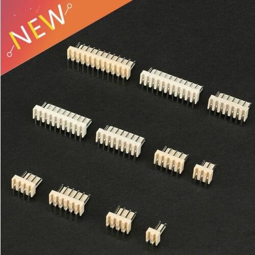50pcs/lot Male Connector Right Angle Pin Header KF2510 2AW 3AW 4AW 5AW 6AW 8AW 9AW 12AW AW/AWT 2510 2.54 mm 2.54mm