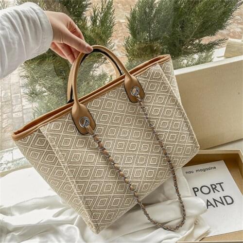 Shoulder Bags For Women 2021 Casual Totes Femlae Handbags With Zipper Bag Fashion Canvas Tote Bolsa Feminina