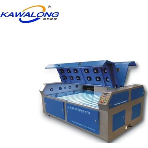 CNC outdoor advertising channel letter liquid acrylic UV curing platform drying machine
