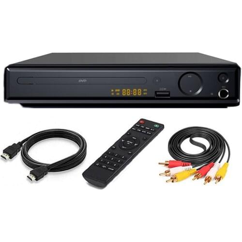 USB Metal With Cable VCD Multi Format CD Home Portable DVD Player For TV Support HDMI-compatible CD SVCD VCD Function