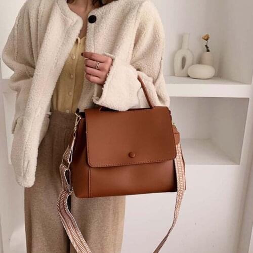 Large Solid Color Capacity PU Leather luxury designer Handbags For Women Shoulder Crossbody Bag Travel Lady totes
