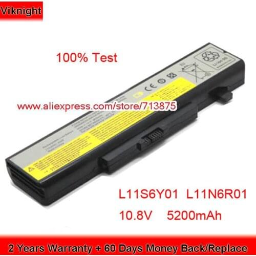 High Quality 10.8V 5200mAh L11S6Y01 Battery for Lenovo G580 Battery Y580 V580c G710 580 Z580 L11N6R01 L11P6R01 L11L6F01 L11L6R01