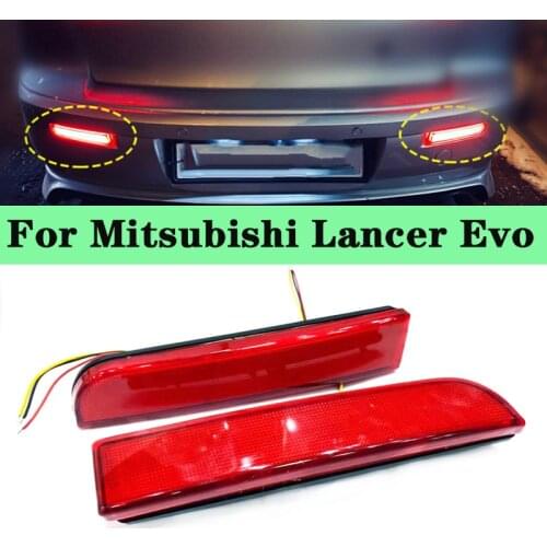 Tail Lamp Turn Signal Lights For Mitsubishi Lancer Evo X Outlander For Tail/ Brake,Turn Signal Lights&Rear Fog Lamps 2008-2017