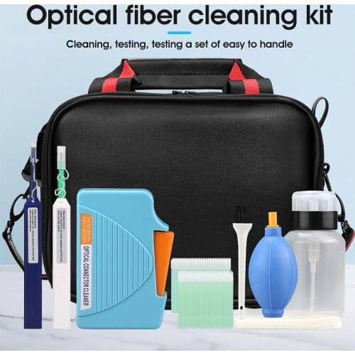 1set/ 10pcs Fiber Optic Cleaning Kit Set Fiber Optic Cleaning Pen 1.25/2.5 mm Fiber Optic Cleaning Box