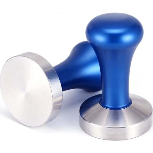 51mm Blue Coffee Tamper Barista Espresso maker Grinder Handmade High Quality Hot Sale