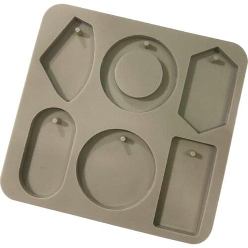 6 Cavity Irregular Shap Silicone Cake Mold For Baking DIY Muffin Mousse Ice-creams Chocolate Tool Handmade Jewelry Pendant K439