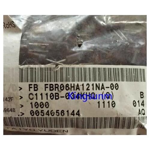 Free shipping 10pcs Imported new original TAIYO magnetic bead inductance FBFB06HA121NA-00 copper foot square magnetic flux