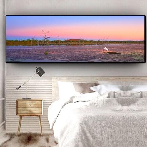 Large Diamond Painting Sunset Natural Beach bird Full square Cross Stitch Embroidery Landscape Rhinestone home decoration AS122