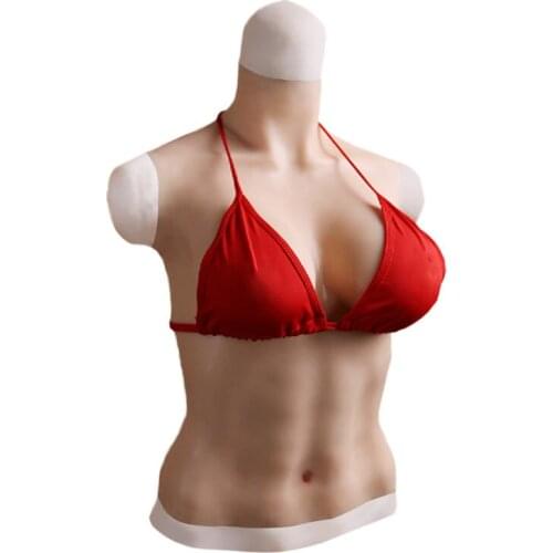 C\D Cup Breast Real Touch Imitation Breasts Pseudo Mother Cross-dressing Bust Fake Breast Silicone Transformation Fake Breast