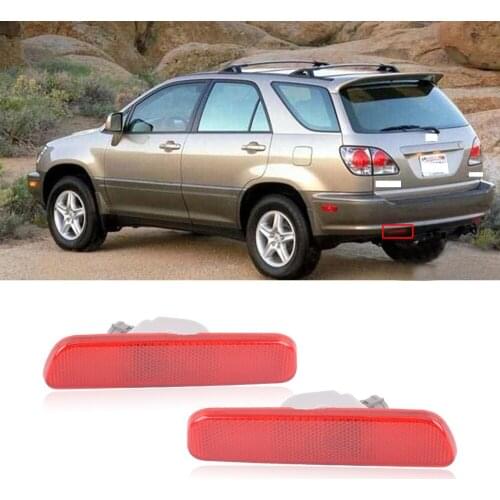 CAPQX For Lexus RX300 MCU15 1998 1999 2000 2001 2002 Red Rear Bumper Brake Light Fog Light Reflector light Brake light foglight