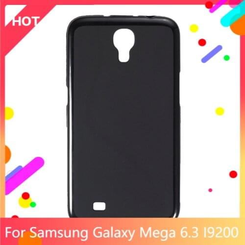 Galaxy Mega 6.3 I9200 Case Matte Soft Silicone TPU Back Cover For Samsung Galaxy Mega 6.3 I9200 Phone Case Slim shockproof