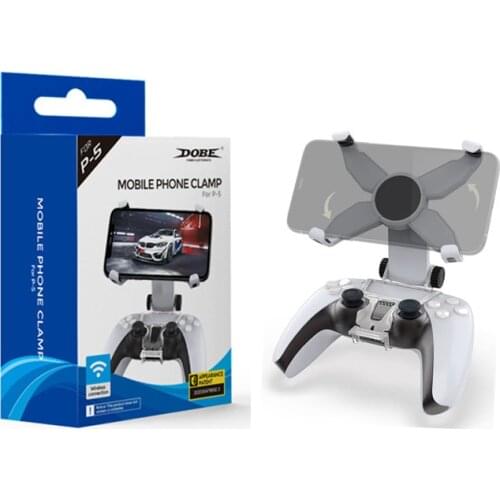 For SONY PlayStation 5 PS5 Wireless Controller Handle Bracket Adjustable With Rotating Mobile Phone Holder PS5 Accessories