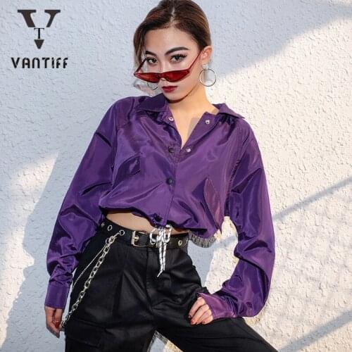 Short Coat Female Spring 2020 New Fashion Lapel Pull Rope Crop Loose Coat Female Jackets for Women Autumn for Girl Streetwear