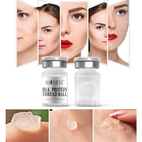 LAIKOU Collagen Silk Thread Face Serum Essence Anti-Aging Anti-Wrinkle Moisturizing Hydrolyzed Protein Gel Cream Face Skin Care