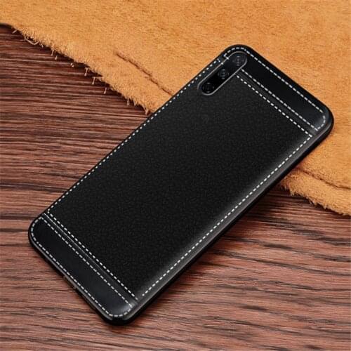 Soft TPU For UMDIGI X Case For UMDIGI X Cover Leather Texture Soft TPU Phone Back Case For UMDIGI X