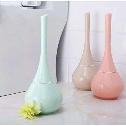 Color household vase style shower room portable toilet brush creative European bathroom toilet brush set