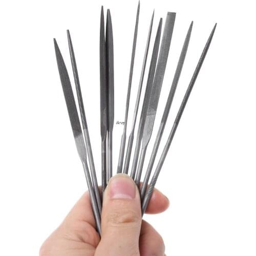 10PCS Small Needle Files Set 140mm Alloy Jewelry Tools Beading Hobby Crafts