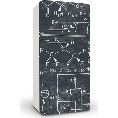 3D Mathematical calculations M Art SelfAdhesive Refrigerator Sticker Fridge Door Cover Wallpaper 60x150cm 60x180cm 100x180cm
