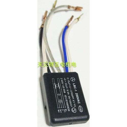 Suppression Filter for BOSCH GEX150TURBO GWS850C GWS780C GWS8-115C GWS8-100C GWS8-125C GWS8-100CE GWS8-125CE GWS850CE PWS2000