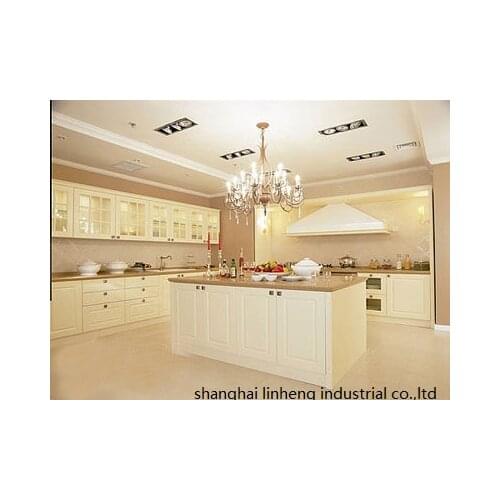 PVC/vinyl kitchen cabinet(LH-PV003)