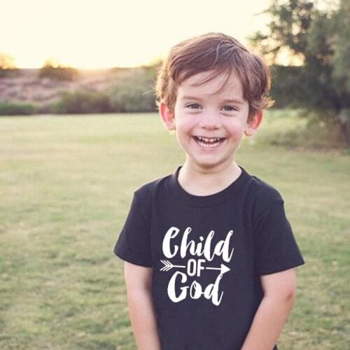 Toddler Kids Child of God Shirt Christian Easter Gift Faith Based T-Shirt Holiday Tee Easter Outfits Boys Girls Clothes 1-10Y