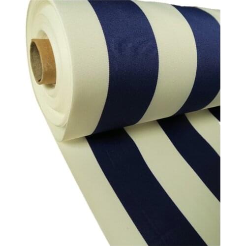 Wide 59" Thick Polyester 600D Waterproof Ooxford Fabric By the Yard Yarn dyed Stripe Tarpaulin Sunshade Tent Material