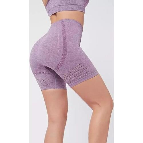 High Waist Seamless GYM Shorts Fitness Yoga Short Scrunch Butt Yoga Shorts Summer Push up Workout Leggings Female Squat Tights