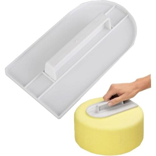 Cake cream flattening spatula, cream flattener with handle, cream spatula