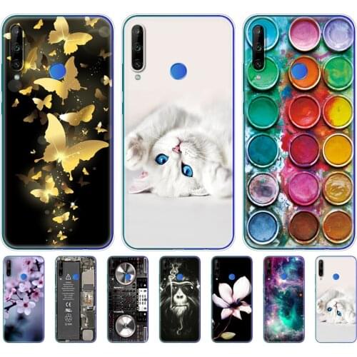 Silicon Case For Huawei HONOR 9C Case 6.39" Soft TPU Back Phone Cover On Honor 9C 9 C AKA-L29 Full Protection Coque Painting Bag