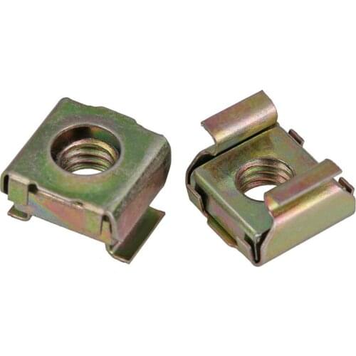 Spot high quality environmental protection electroplating cabinet case nut floating nut CNcard nut m4m5m6m8 10Pcs