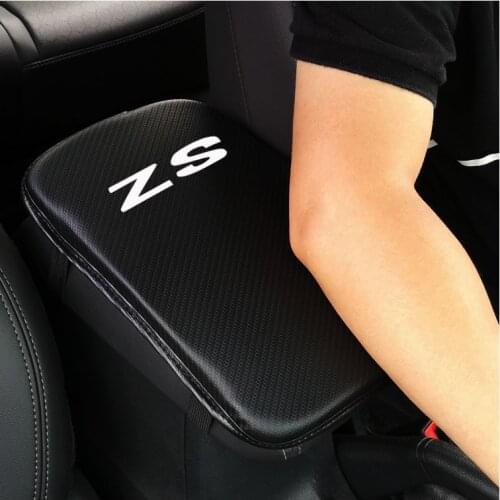 Stylish Pu Leather Car Armrest Storage Protection Cushion For MG Zs
