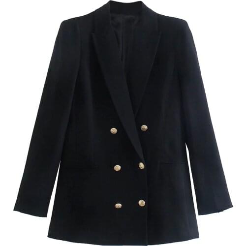 Женские двубортные пиджаки UETEEY China At AliExpress