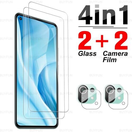 4in1 Tempered Glass For Xiaomi Mi 11 Lite 5G Scratch resistant Screen Protector for xiaomi xiomi xaomi mi 11 lite 11i lens ​film