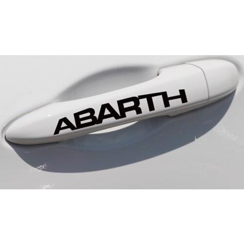 10 Sets OEM ABARTH Car Stickers Decal Car-Styling For fiat 500 grande punto bravo doblo panda ducato linea car accessories