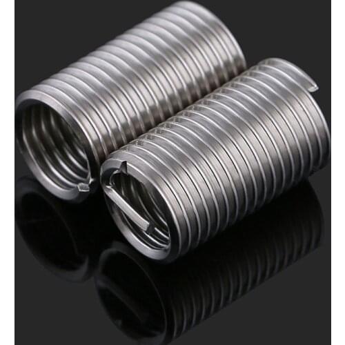 304stainless Steel Thread Sleeve Wire Thread Sleeve Thread Protective Sleeve Screw Sleeve Braces / M8-M14 10PCS