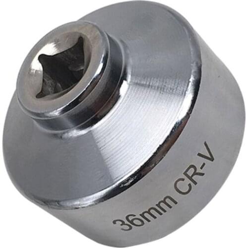 36mm Oil Filter Socket Tool Wrench 3/8\" Drive Cap Remover Low Profile for Garage Q39F