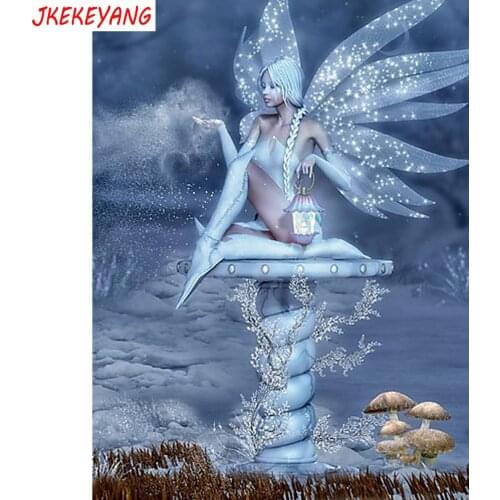 5D DIY square/round Diamond Painting Fairy Cross Stitch Diamond Embroidery Pattern Rhinestone J2638