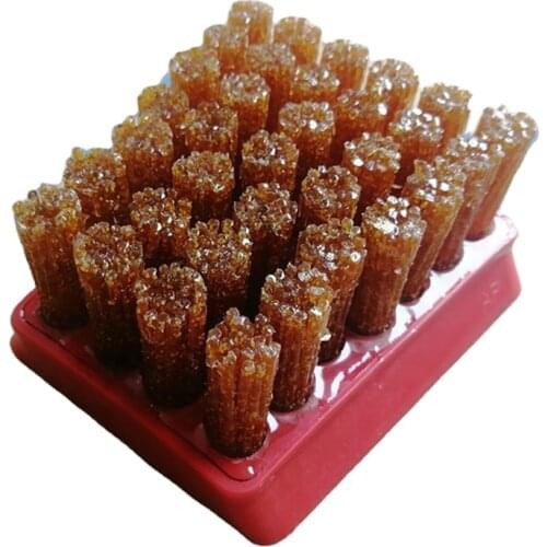 Frankurt Diamond Enhanced Strong Round Abrasive Diamond Brush For Stone Marble Granite Polishing And Leather Surface